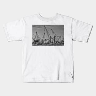 Cranes B+W Kids T-Shirt